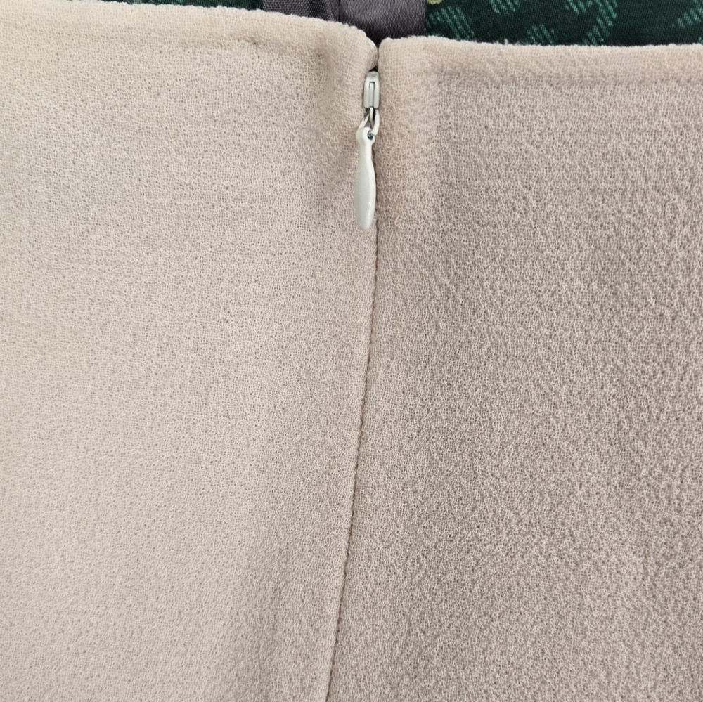 St. John Couture• Vintage Wool Elegant Cream Women's Blazer & Dress Set. Sz 4/6 - Picture 8 of 16